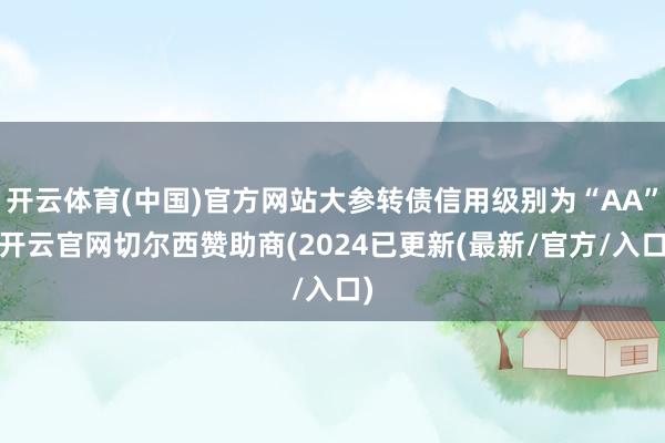 开云体育(中国)官方网站大参转债信用级别为“AA”-开云官网切尔西赞助商(2024已更新(最新/官方/入口)