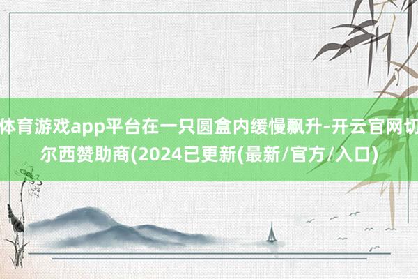 体育游戏app平台在一只圆盒内缓慢飘升-开云官网切尔西赞助商(2024已更新(最新/官方/入口)