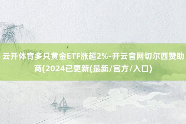 云开体育多只黄金ETF涨超2%-开云官网切尔西赞助商(2024已更新(最新/官方/入口)